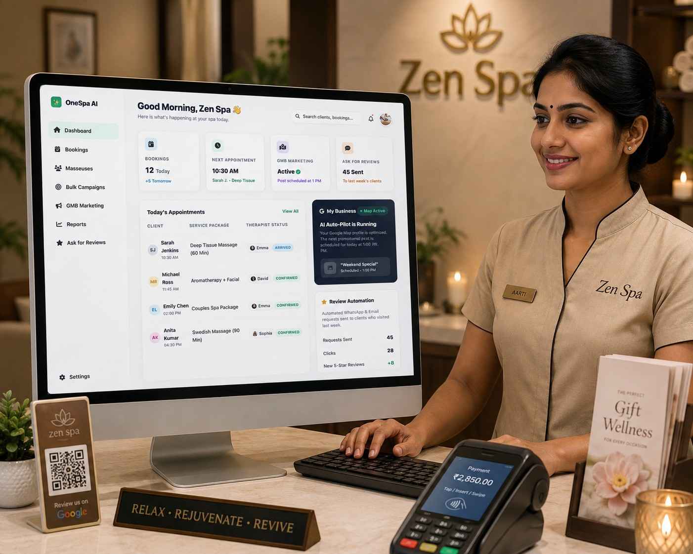 Simple Reception Billing